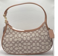 NWT Coach CM558 Eve Shoulder Bag In Signature Textile Jacquard picture