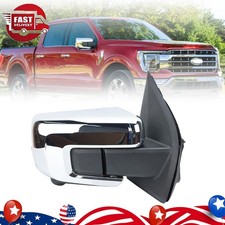For 2021-2023 Ford F150 Chrome Right Side Mirror w/Camera Blind Spot ML3Z17682FA picture