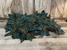 Pier One Peacock Poinsettias Christmas New Lot 20 Rare Vintage picture