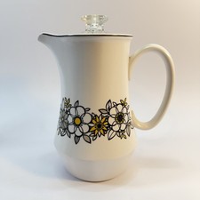Vintage Noritake Progression China Tressa Percolator Stovetop 9 Cup Coffee Pot picture