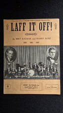 Vintage 1924 Laff It Off Sheet Music Warings Pennsylvanians Kalmar Ruby Jazz picture