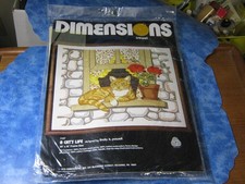 NEW DIMENSIONS CREWEL A CAT'S LIFE 1137 20