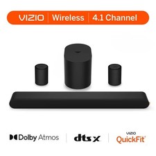 VIZIO 5.1 Soundbar System with Dolby Atmos, Wireless Surround Speakers, Compact picture