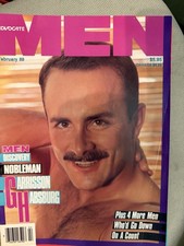 VINTAGE  ADVOCATE MEN MAGAZINE * FEB 1989*  GARRISSON HABSBURG picture
