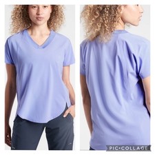Athleta Zephyr Top Periwinkle Blue Size Large picture
