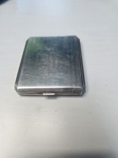 Antique 835 Sterling Silver Cigarette Case - Classic Design with Embossed Design picture