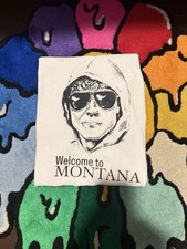 Vintage Rare Welcome To Montana Unabomber T-Shirt White 19x 26 picture