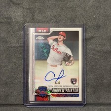 2026 Topps Chrome LogoFractor Andrew Painter Rookie Auto RC White Refractor #/30 picture