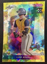 2024 LEAF ONE OF ONE 🔥 LUKE ADAMS # 1/1 Pre Production Proof BREWERS RC  picture