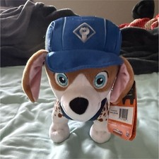 PAW Patrol Wheeler Plush 8” Spin Master Rubble & Crew Brand New With Tag picture