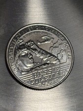 Rare 2023 D America the Beautiful Bessie Coleman Quarter error “in cod we trust” picture