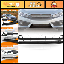 Front Bumper Lower Intake Grille Replacement Kit for 2016-2018 Honda Civic - Bla picture