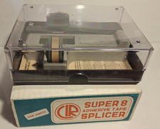 Vintage CIRO Super 8mm Adhesive Tape Splicer Matrix Instructions & Case picture