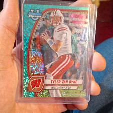 Topps 2020 Bowman Chrome University Tyler Van Dyke #180 Wisconsin 175/275 picture