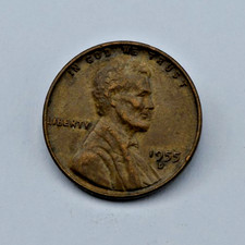 1955-D Lincoln Wheat Cent Penny US Mint Denver 1C picture