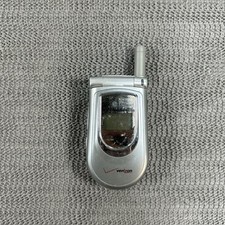 LG VX4500 Metallic Silver Cellular Flip Phone Verizon Untested picture