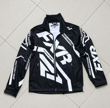 FXR Cold Cross Race Ready Jacket Men’s S Black White Motorcycle MX Racing Moto picture