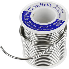 Canfield Pewter Finish Lead-Free Solder – Tin/Silver/Copper Alloy, Excellent Flo picture