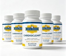 1-5 Pack Clear Cardio 7 - 30 Capsules New/Sealed Exp 9/2026  Good picture