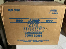 1990 91 Score Hockey Factory Sealed Case 20 Box UnOpened Boxes Jagr PSA 10 Rc🔥 picture