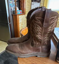 Ariat WorkHog ASTM F2892-18 EH Men's 13 EE+ Brown Pull-On Work Boots picture