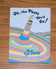 Oh, the Places You'll Go by Dr. Seuss 1990 1st Edition W/Cover Like New Vintage picture