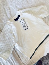 ADIDAS Originals x IVY PARK knit crop top in off white size Large picture