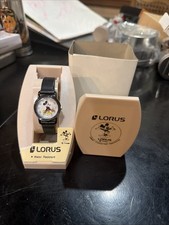 Lorus Disney Mickey Mouse Quartz Water Resistant Watch with Original Display Box picture