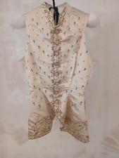 Elegant top Turn Of Centry Early 1900s Specialty Vest / With 1930s Silk Top picture