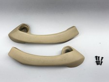96-02 BMW Z3 Interior Door Pull Handle PAIR LEFT AND RIGHT TAN SET New picture