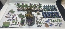 WARHAMMER LIZARDMEN ARMY LOT STEGADON METAL SAURUS GUARD SKINKS COLD ONE RIDERS picture
