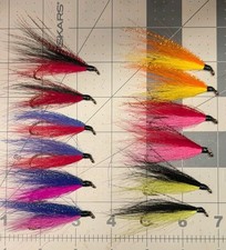 Alaska RUSSIAN RIVER COHO Flies  1 Doz Sockeye Salmon Fly Asst RR3 picture