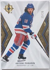 2021-22 UD Ultimate Gold Artemi Panarin /35 Rangers Kings picture