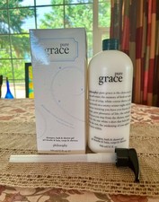 Philosophy Pure Grace Shampoo Bath & Shower Gel 32 fl Oz w Pump Orig. Box picture