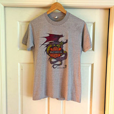 Vintage 1979 Harley Davidson Motorcycles Greg Irons Dragon 70’s Shirt Size M picture