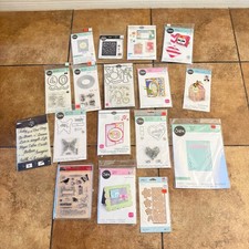 Huge Sizzix Framelits Thinlits Die & Stamp Lot Spellbinders Card Making Craft picture