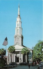 Postcard GA: Independent Presbyterian Church, Savannah, Georgia picture