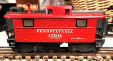 LIONEL RARE 2457 CABOOSE IN GOOD COND. IN OB FLYING SHOE WHIRLY WHEELS picture