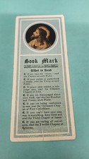 Antique 1916 Paper Bookmark Moravian Church Canadensis Pennsylvania picture