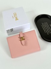 Celine B517 Triomphe Card Holder Pink - NEW picture