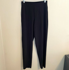 Athleta Black Pull On Ankle Casual Pants  Women's Size 2 Zippers on pockets picture