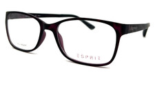 NEW ESPRIT ET17444 514 BLACK PURPLE AUTHENTIC EYEGLASSES 52-17-145 picture