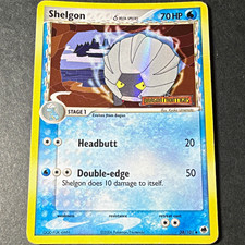 Pokemon TCG Shelgon EX Dragon Frontiers Delta Species Reverse Holo Stamped picture