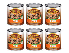 (6 Cans) Keystone Pork **ALL NATURAL - NO PRESERVATIVES - FULLY COOKED** 28oz picture