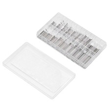 300Pcs 1.2mm/1.0mm 8-27mm Stainless Steel Knurled Watch Band Bracelet Link Pin A picture