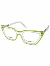 Dream Fever K8089 C6 Lime Green/Clear Eyeglass Frames 53-17-142 picture