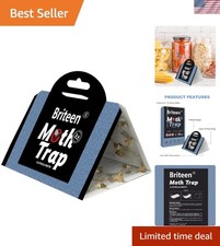 10 Pack Pantry Moth Traps Safe and Effective for Food and Clothing- Glue Trap... picture