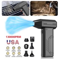 Electric Air Duster Cordless Mini Jet snow Blower Portable Turbo Fan picture