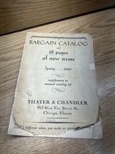 Thayer & Chandler Bargain Catalog 1929 Arts, Crafts, More.... READ picture