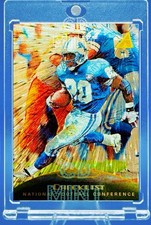Barry Sanders TROPHY COLLECTION PARALLEL HOLO FOIL PINNACLE DETROIT LIONS MINT picture